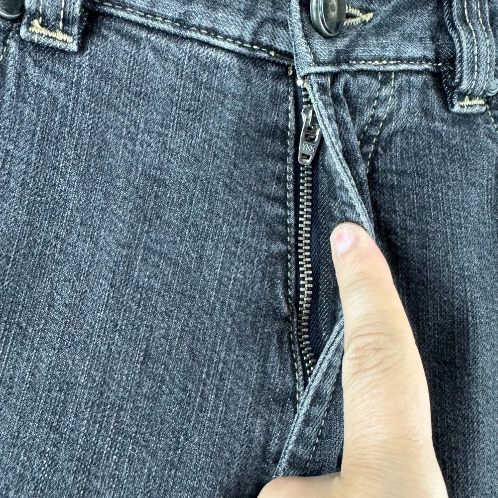 Ermenegildo Zegna Jeans Mens 34 (Fits 33x30) Gray‎ Denim Straight Leg Italy
